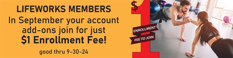 $1 Enrollment Fee Banner